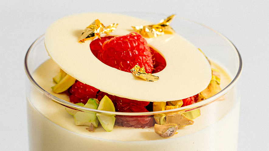 Raspberry White Chocolate Vanilla Verrine