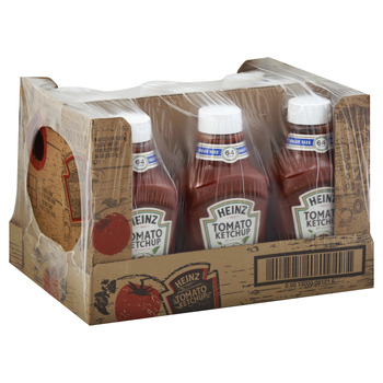 Heinz Wide Mouth Glass Ketchup Bottle, 12 Ounce