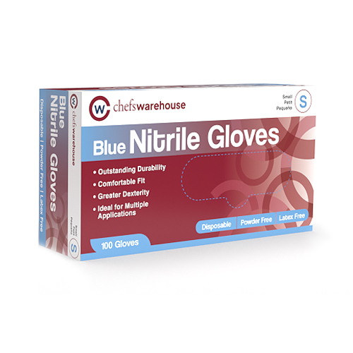 Blue Nitrile Gloves XL