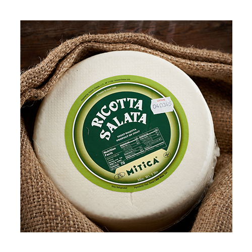 Ricotta Salata Sheep Milk Hard Cheese Piece