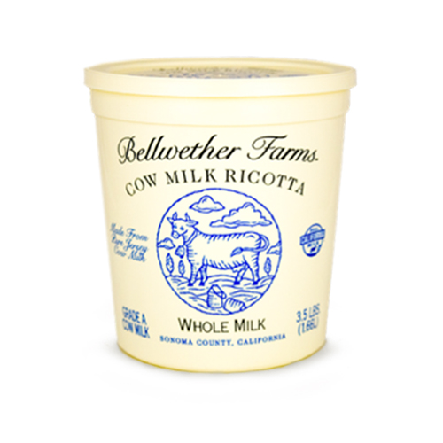 Whole Milk Ricotta Fresh Cheese Tub